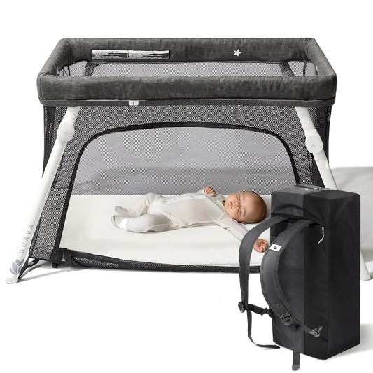 Guava Family Travel Crib - Lightweight, Safe, and Portable Design