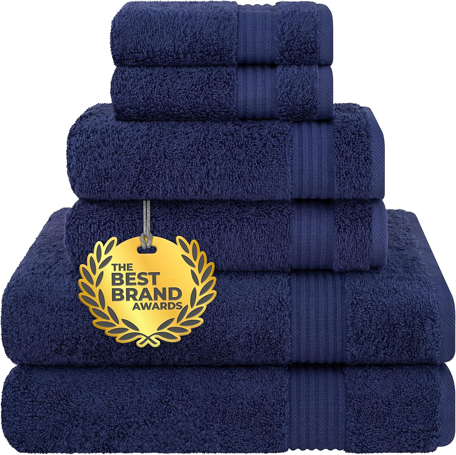 Cotton Paradise 6 Piece Towel Set for Luxurious Bathroom Use