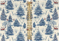 Retro Christmas Tree Journal Notebook - Vintage Spiral Hardcover 5.5in