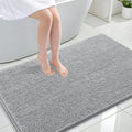 OLANLY Bathroom Rug 47x32 - Soft Absorbent Chenille Bath Mat