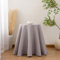 Hiasan 120 in Round Linen Tablecloth - Wrinkle & Stain Resistant