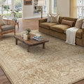 5x7 Area Rug Washable Vintage Living Room Carpet Soft Low Pile