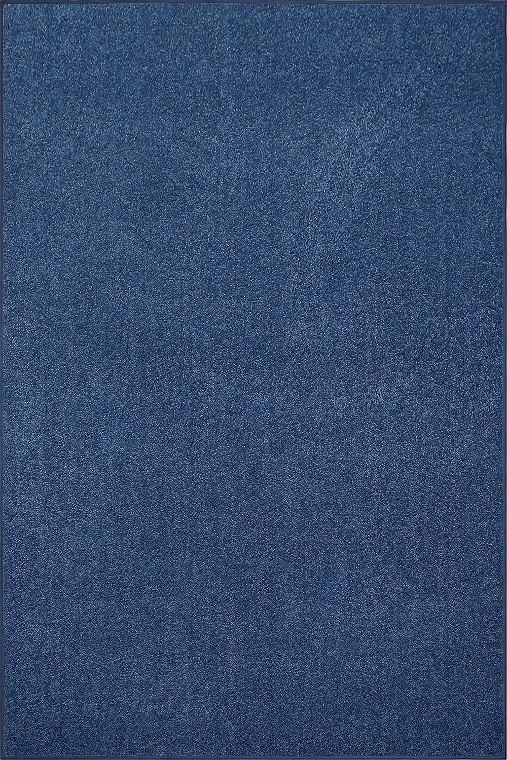 Royal Blue Area Rug - Pet Friendly Solid Color 6ft x 8ft Rectangle