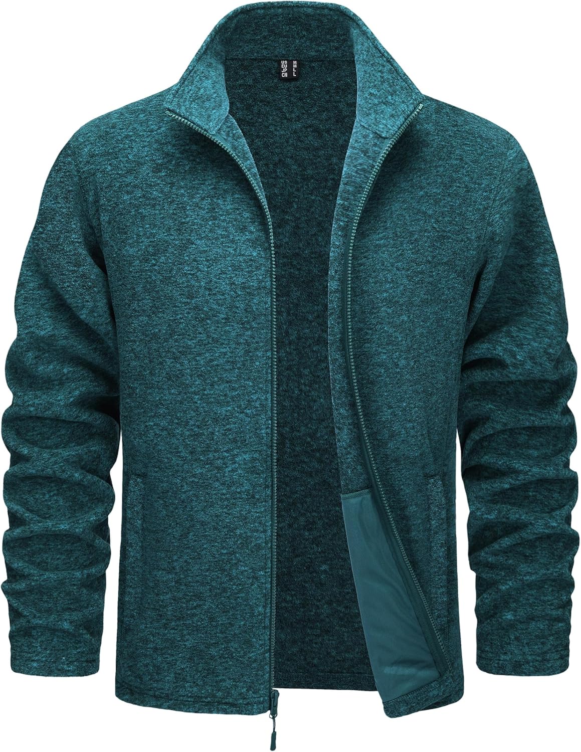 TACVASEN Men's Fleece Jackets Full Zip Lightweight Warm Coats