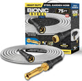 Bionic Steel PRO 75ft Garden Hose with Nozzle - Kink Free & Crush