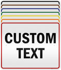 Custom Sign 24x30 in - Durable Reflective Aluminum Sign