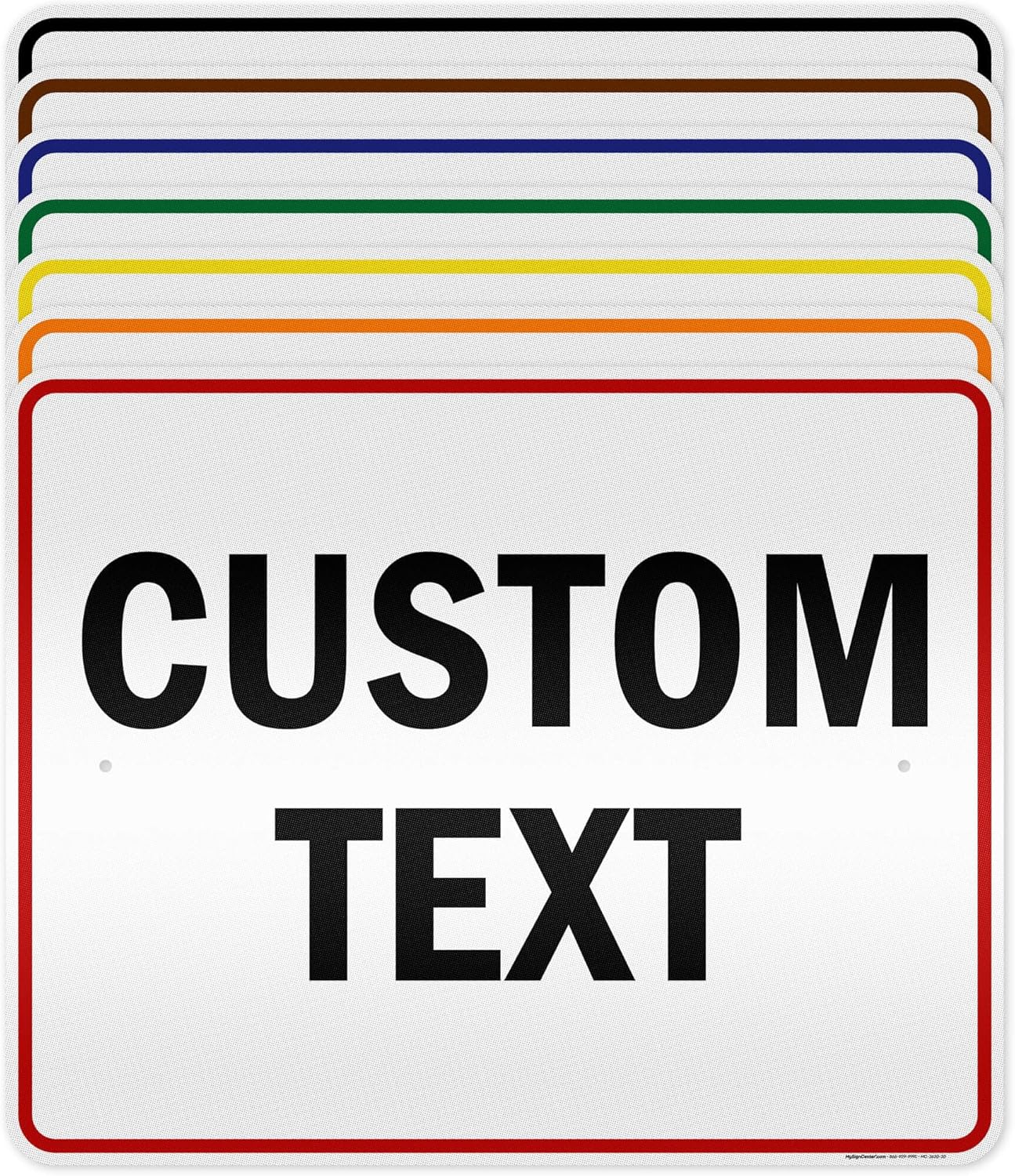 Custom Sign for Business - Personalized Logo and Text Options