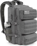 Military Tactical Backpack 50L for Men - Grey 3-Day Assault Pack