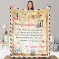 UFOORO Throw Blanket for Daughter from Mom 55in x 70in