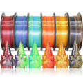 Bicolor Dual Color 1.75mm 3D Printer Filament Bundle Review