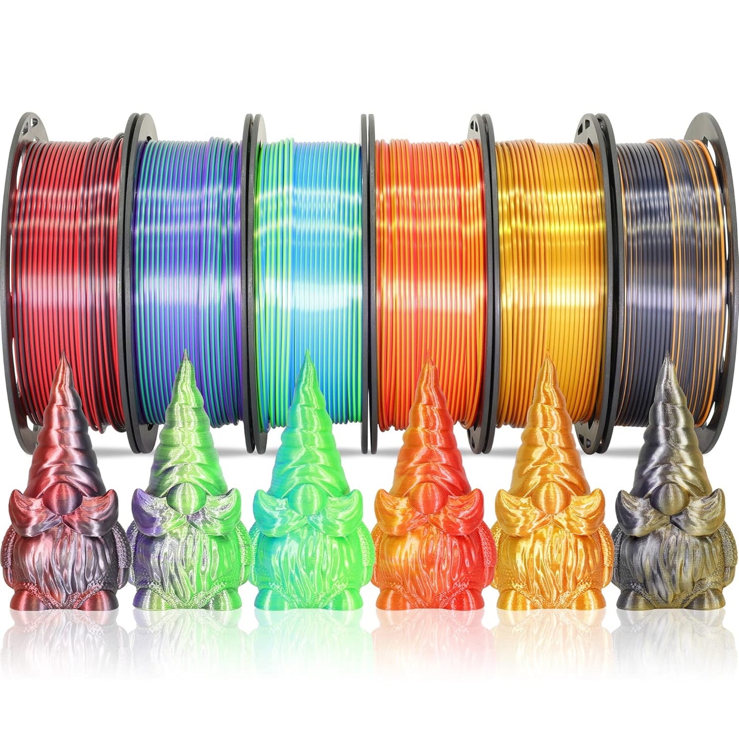 Bicolor Dual Color 1.75mm 3D Printer Filament Bundle Review