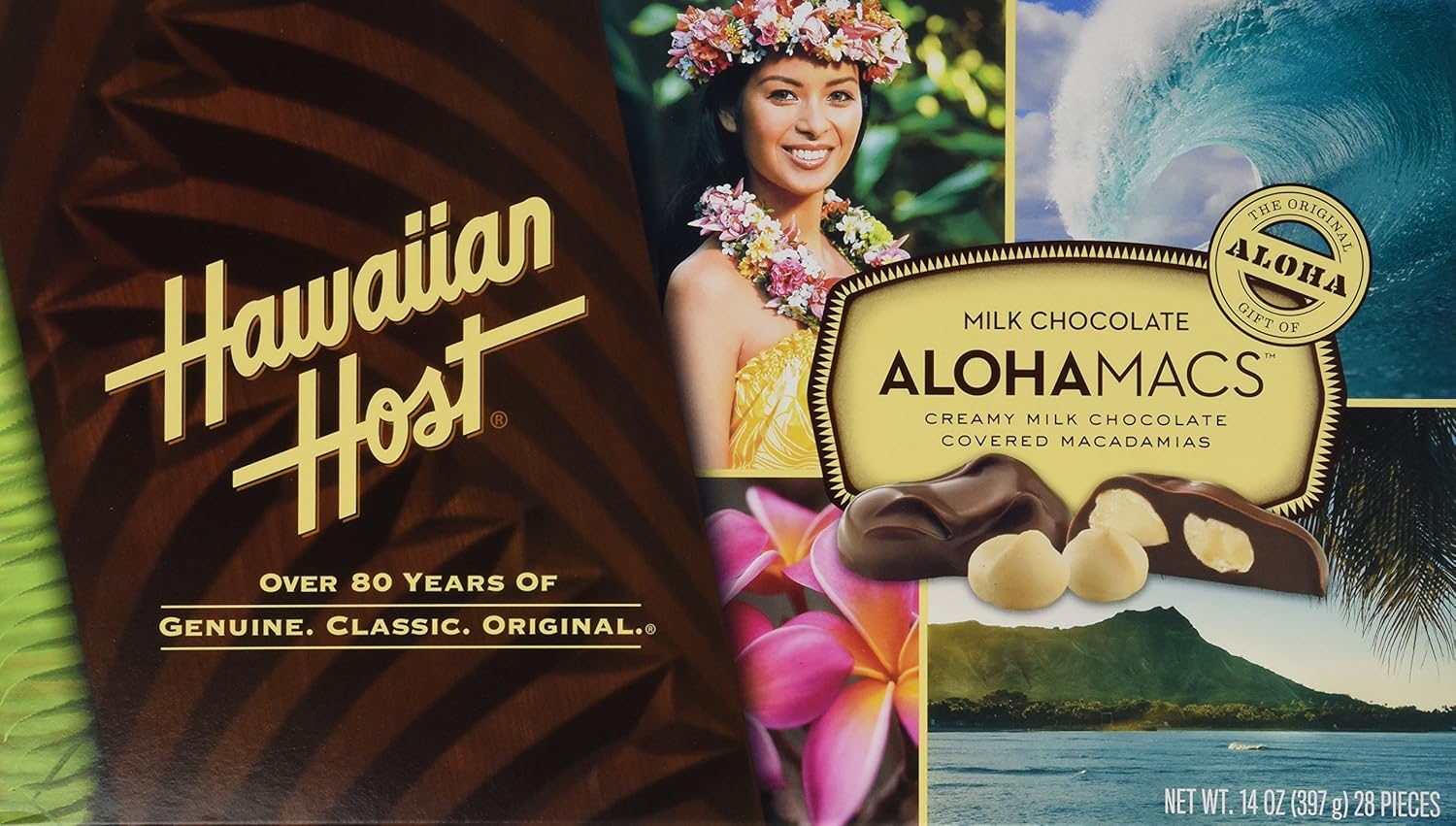 Hawaiian Host Alohamacs Chocolate Covered Macadamia Nuts Delight