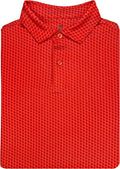 State Print Golf Shirt for Men - Moisture Wicking Performance Polo fit