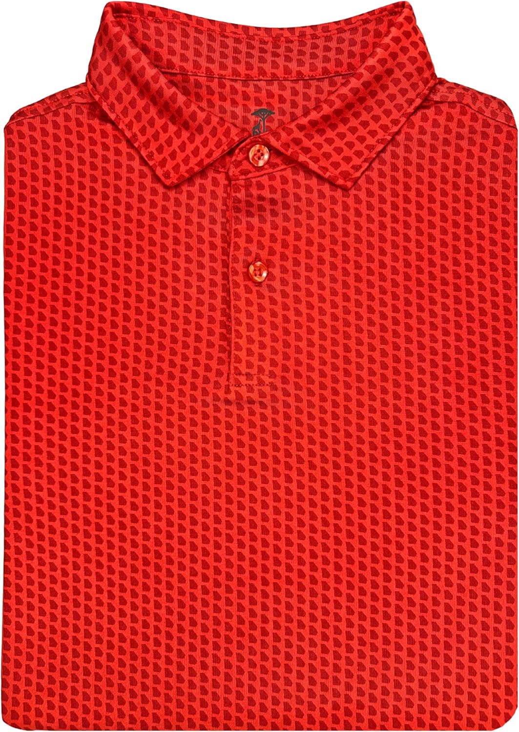 State Print Golf Shirt for Men - Moisture Wicking Performance Polo