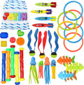 Diving Pool Toys Jumbo Set 30 Pcs - Fun Swim Games for Kids