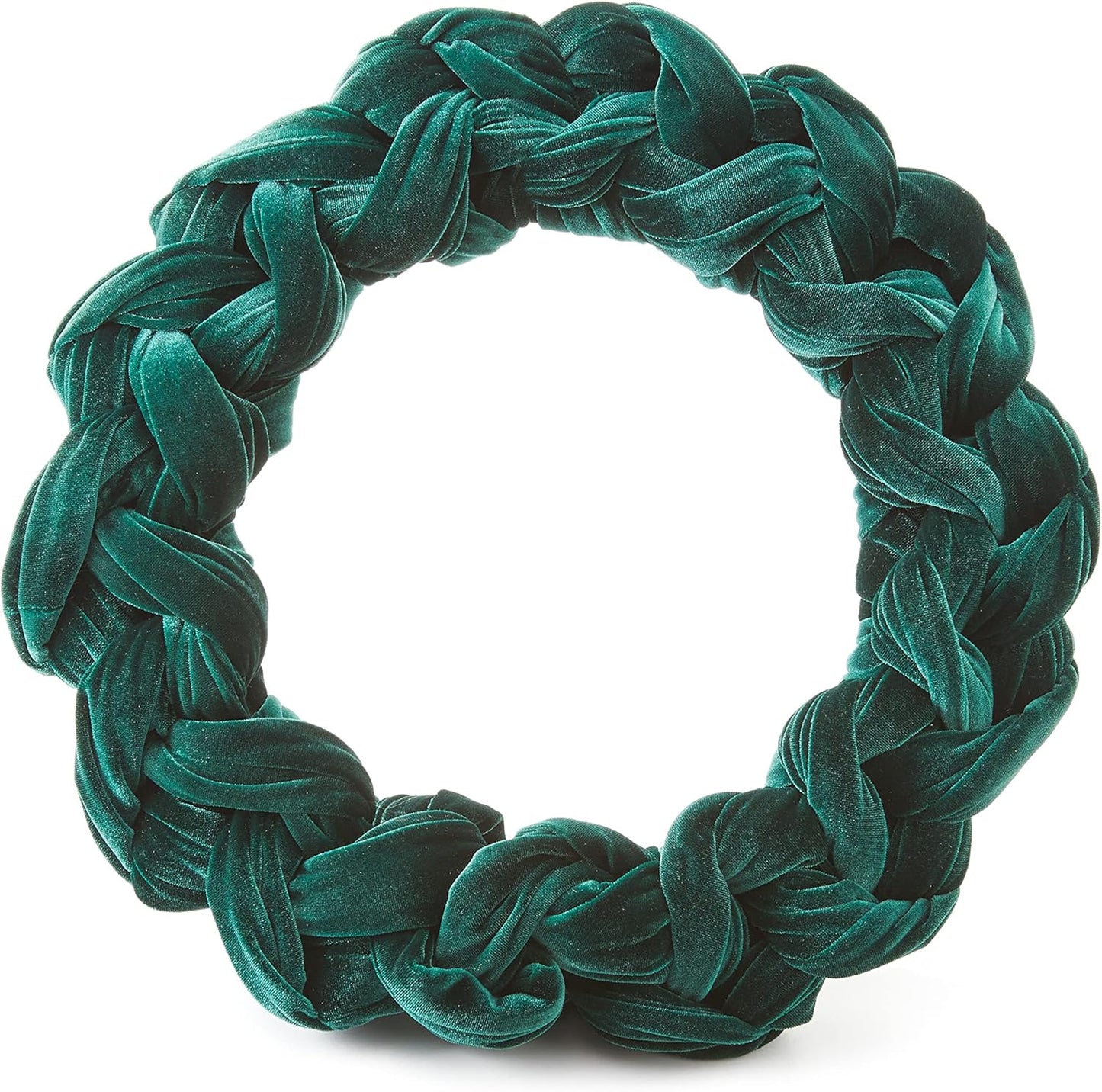 Emerald Green Velvet Wreath for Inside - Artisan Crafted Decor