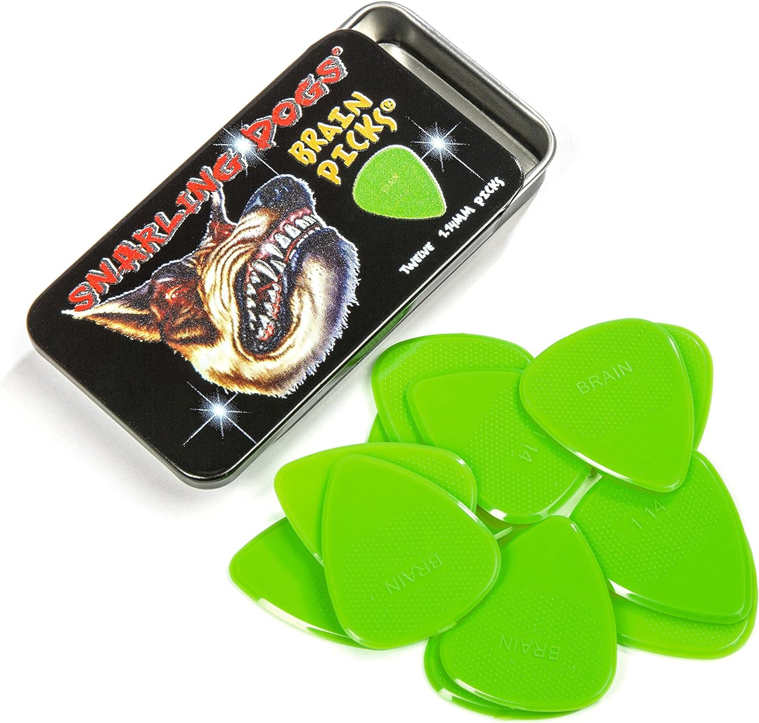 D'Andrea Snarling Dog Brain Picks 12 Pack - Precision Control!