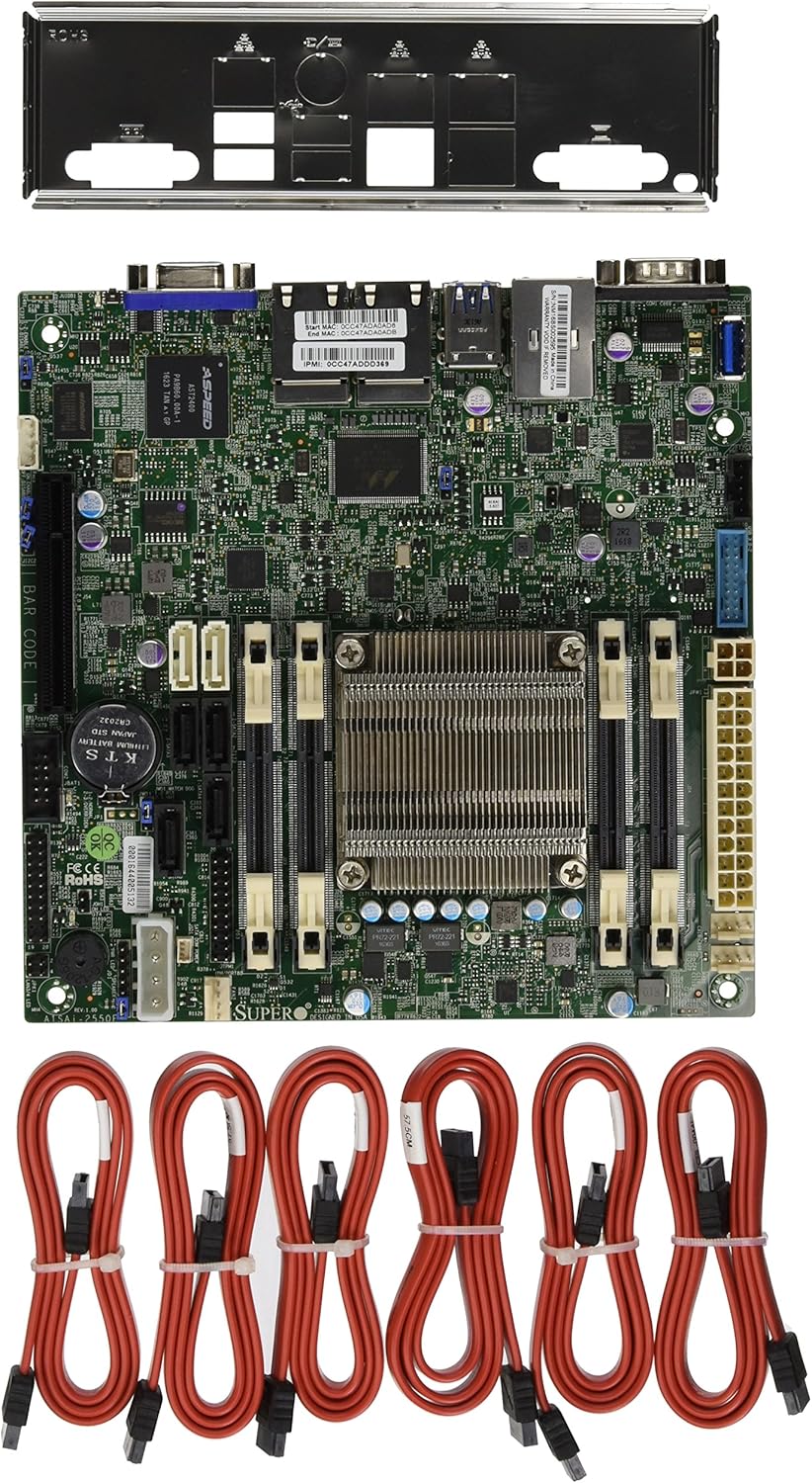 Supermicro Mini ITX A1SAI-2550F-O Motherboard and CPU Combo