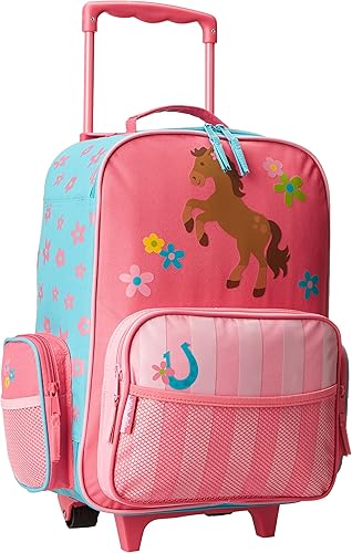Stephen Joseph Classic Rolling Luggage for Kids - Fun Travel Gear