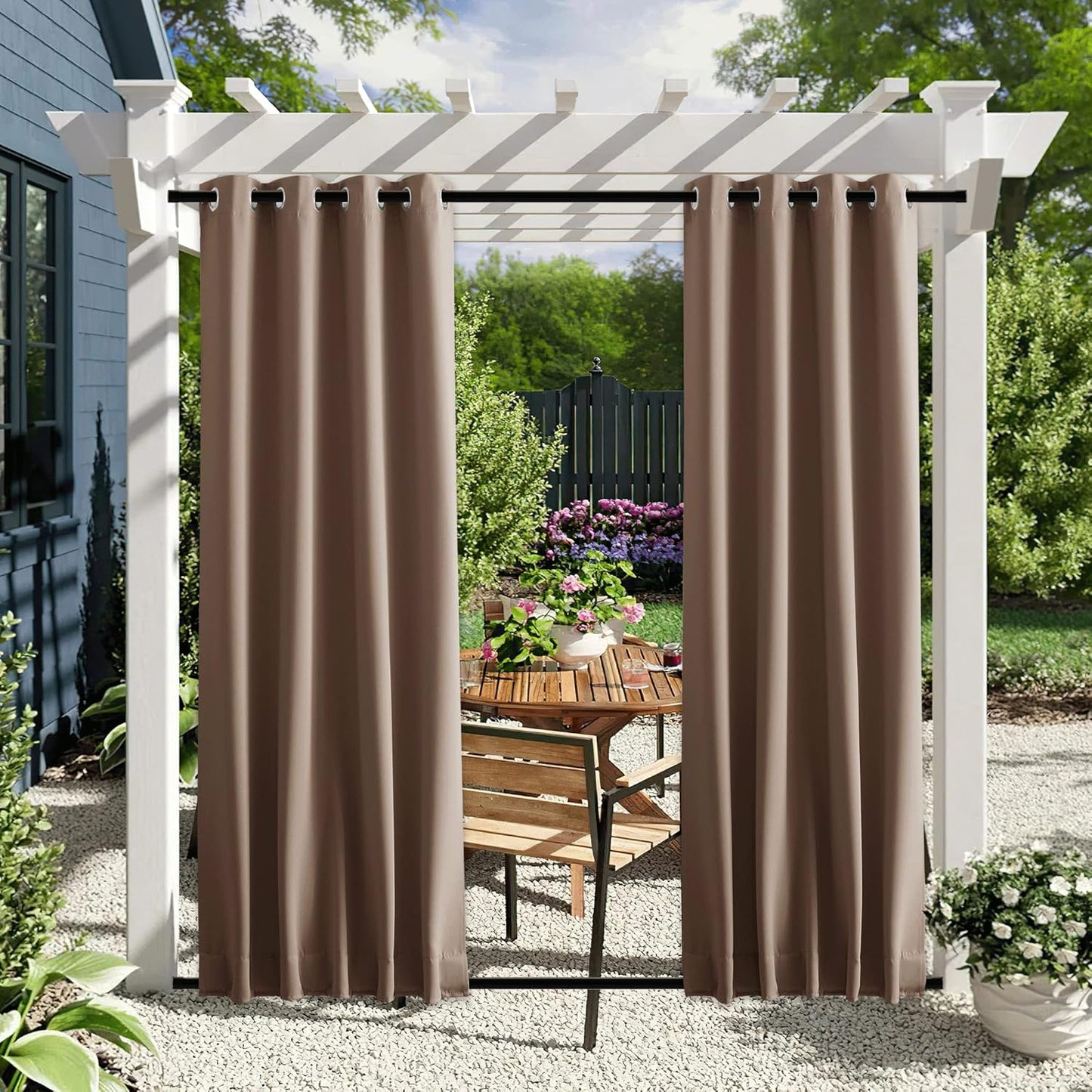 NICETOWN Blackout Patio Curtains for Outdoor Privacy & Style