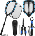 PLUSINNO Floating Fishing Net with Telescopic Handle - Compact