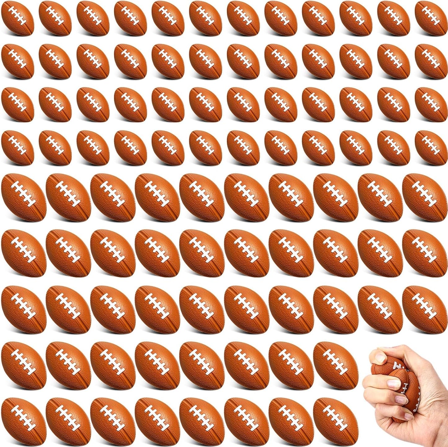 Civaner Mini Football Stress Balls for Party Favors and Fun