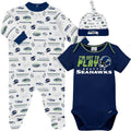 NFL Baby Boys' Clothing - Gerber Seattle Seahawks Bodysuit & Footie