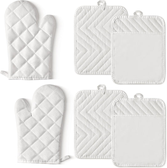6-Pc Heat Resistant BBQ Set - White