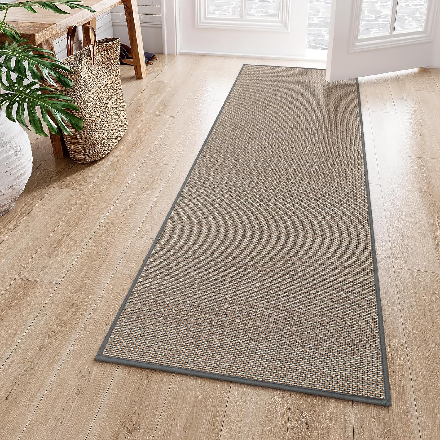 Lahome Farmhouse Kitchen Runners Non Skid Washable 6ft Rug