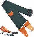 Nylon Guitar Strap with Pick Pocket & Accessories