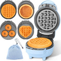 4-in-1 Mini Waffle Maker: Versatile & Compact