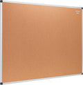 Rectangular Cork Bulletin Board 36 x 48 in - Durable Office Display