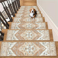 Stair Treads Non Slip 15 Pack 8ft X 30ft Taupe - Safe Washable Runners