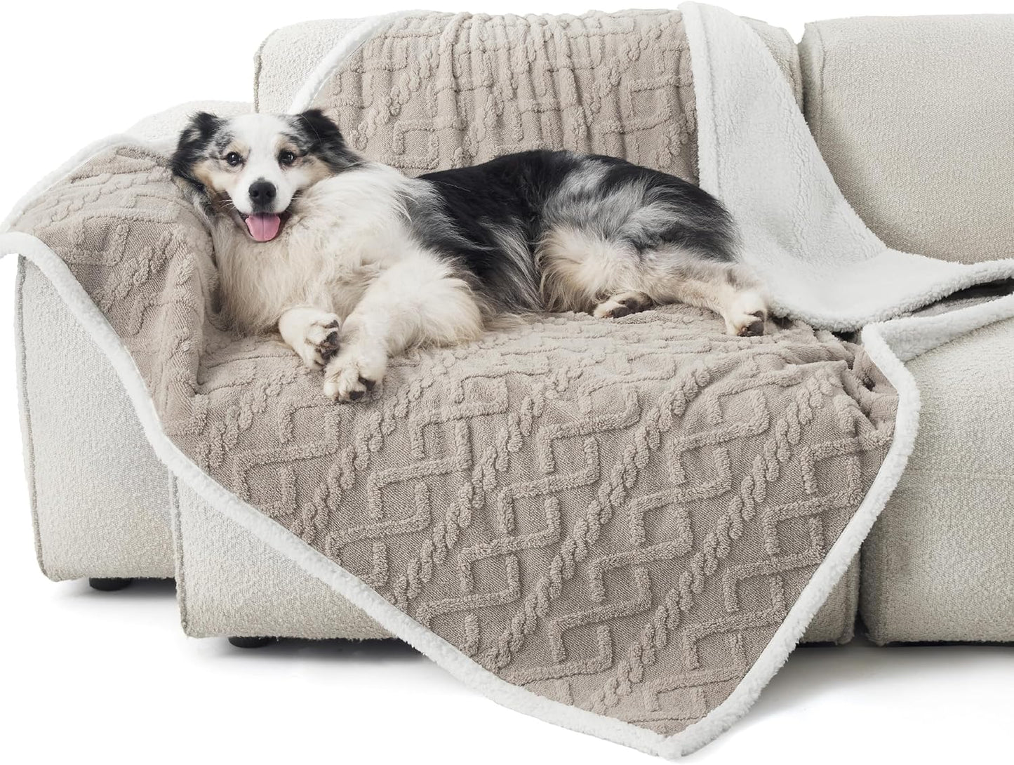 Waterproof Dog Blankets for Large Dogs - Soft Plush Pet Blanket