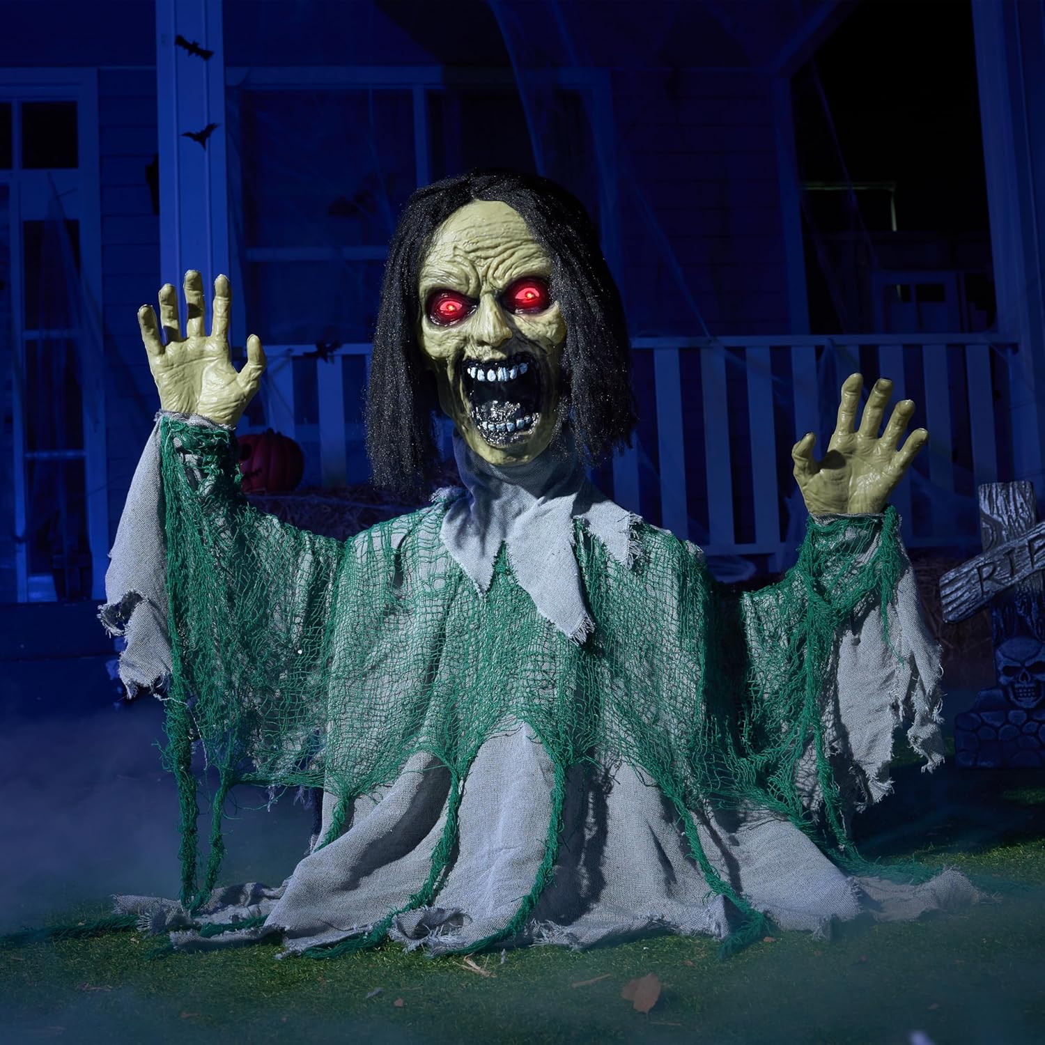 Halloween Outdoor Animatronic Groundbreaker Zombie Decor for Yard