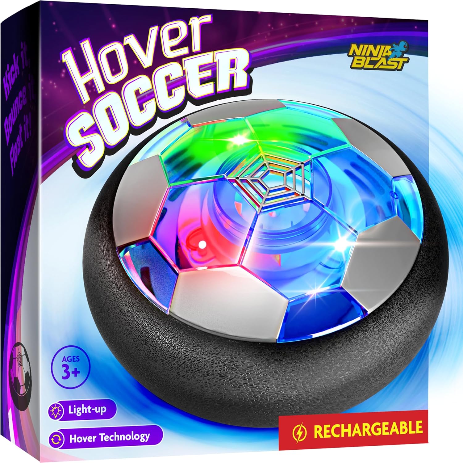 Light-Up Hover Soccer Ball - Indoor Fun for Kids!