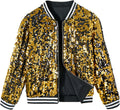 LOLANTA Girls Sequin Jacket Reversible Black to Gold - Standout Style