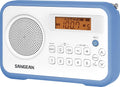 Sangean PR-D18BU AM/FM Portable Digital Radio with Bumper - Compact