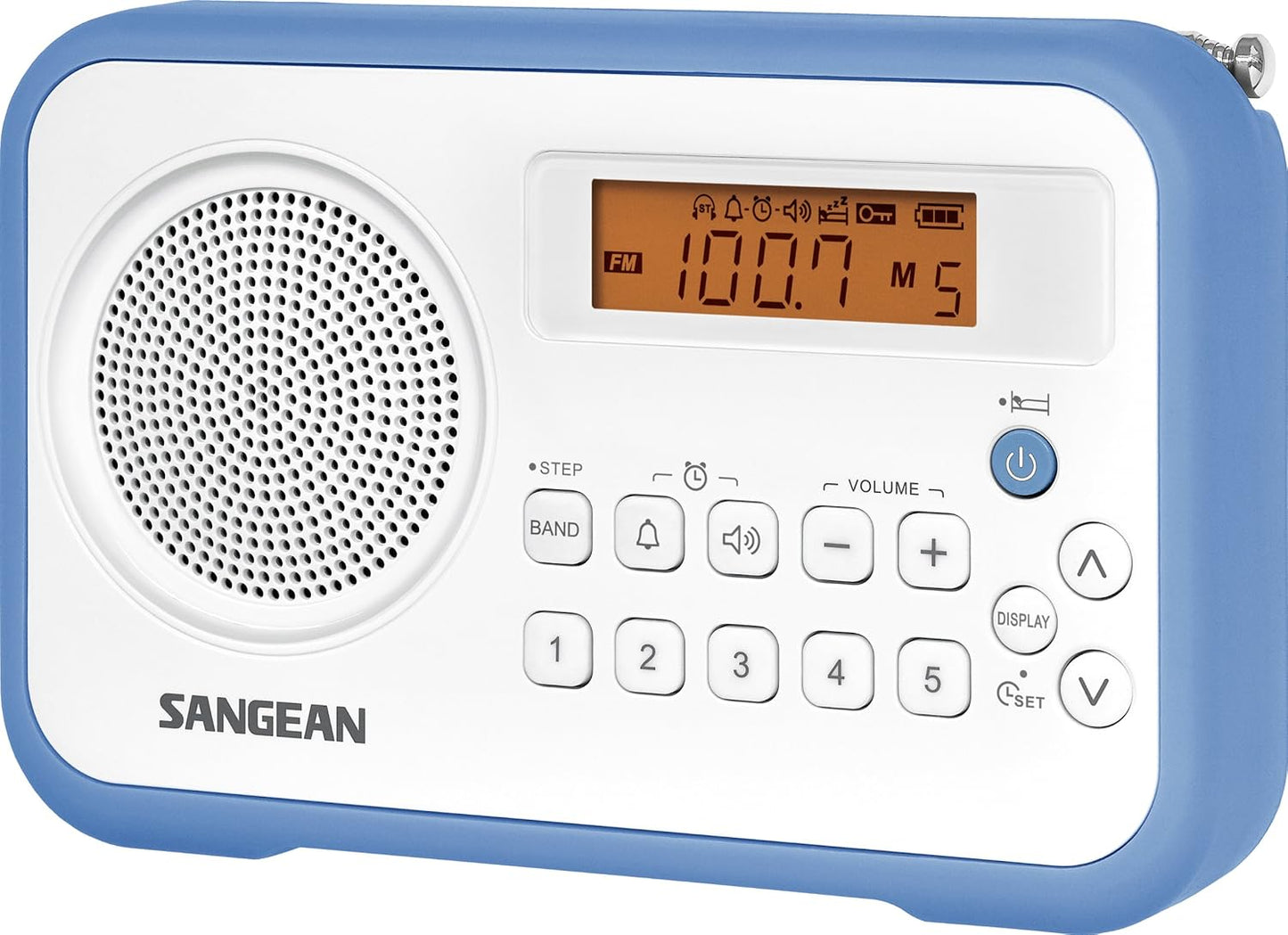 Sangean PR-D18BU AM/FM Portable Digital Radio with Bumper