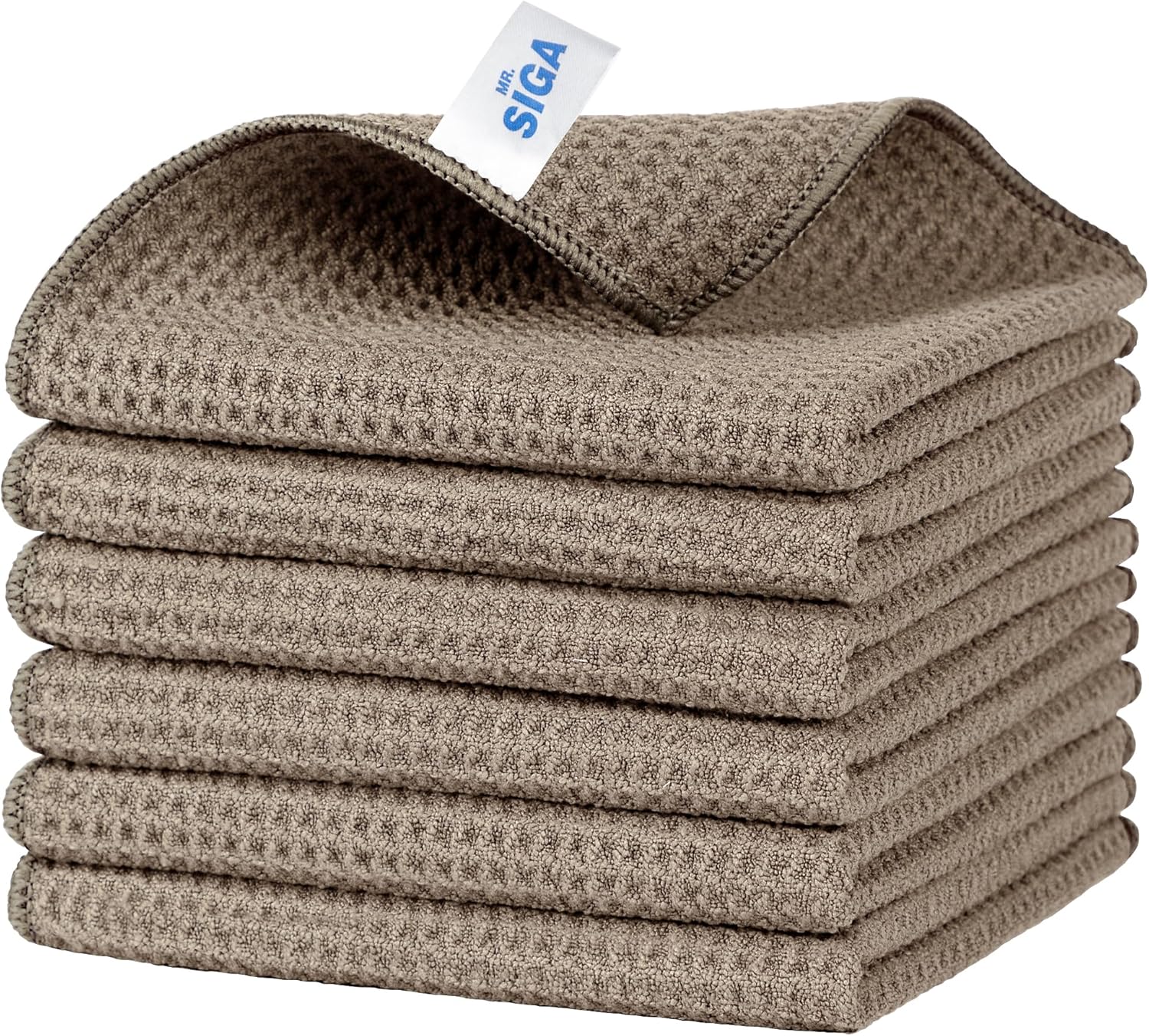 MR.SIGA Reusable Waffle Pattern Cloths - Ultra Absorbent Microfiber Towels