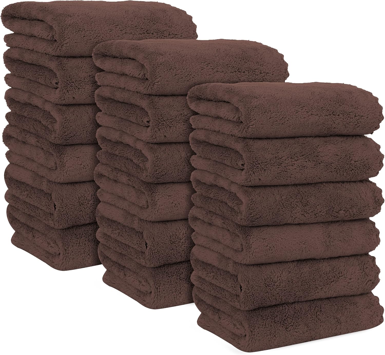 MOONQUEEN 18 Pack Premium Hand Towels - Quick Drying Microfiber