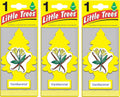 LITTLE TREES Car Air Freshener Vanillaroma 3 Pack - Long-Lasting Scent