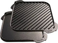 Lodge Cast Iron Single-Burner Reversible Grill/Griddle, 10.5in