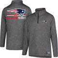 Ultra Game NFL Super Soft Quarter Zip Long Sleeve T-Shirt (Style 1QLB)