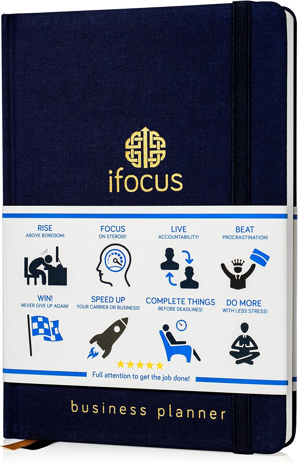 ifocus A5 Undated Business Planner: Beat Procrastination!