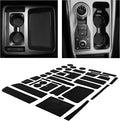 CupHolderHero Ford Explorer Cup Holder Liners 2020-2021 - Solid Black