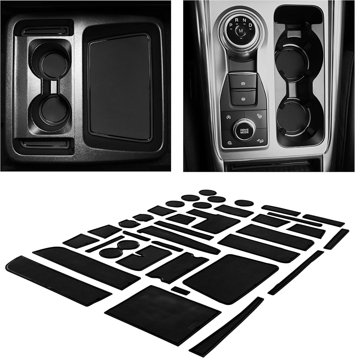 CupHolderHero Ford Explorer Cup Holder Liners for 2020-2021
