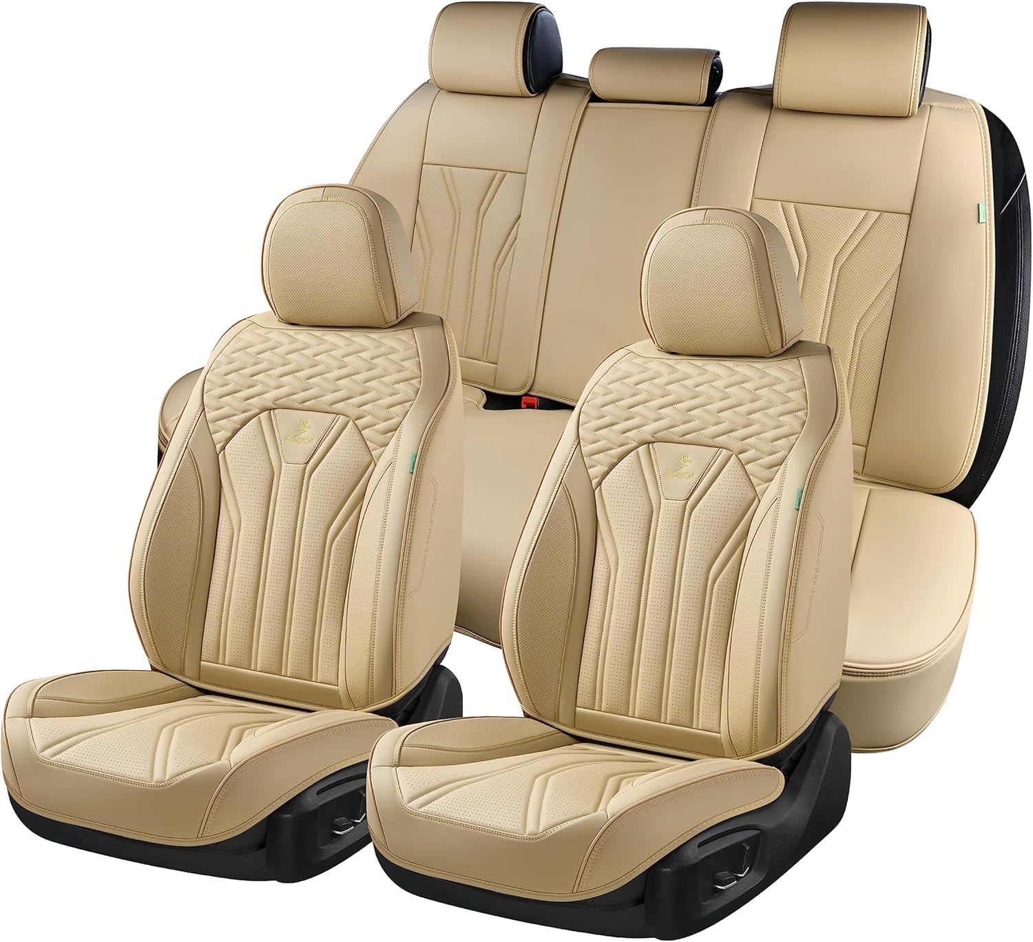 FLORICH Leather Seat Covers Full Set for Most Cars and Trucks