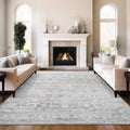 Soalmost 8x10 Area Rugs for Living Room, Vintage Floral Design