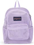 JanSport Eco Mesh Backpack, Red Tape - Semi-Transparent 17x12.5x6